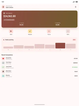 English, light theme, iPad Pro 12