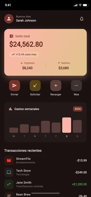 Spanish, dark theme, Pixel 9 Pro XL